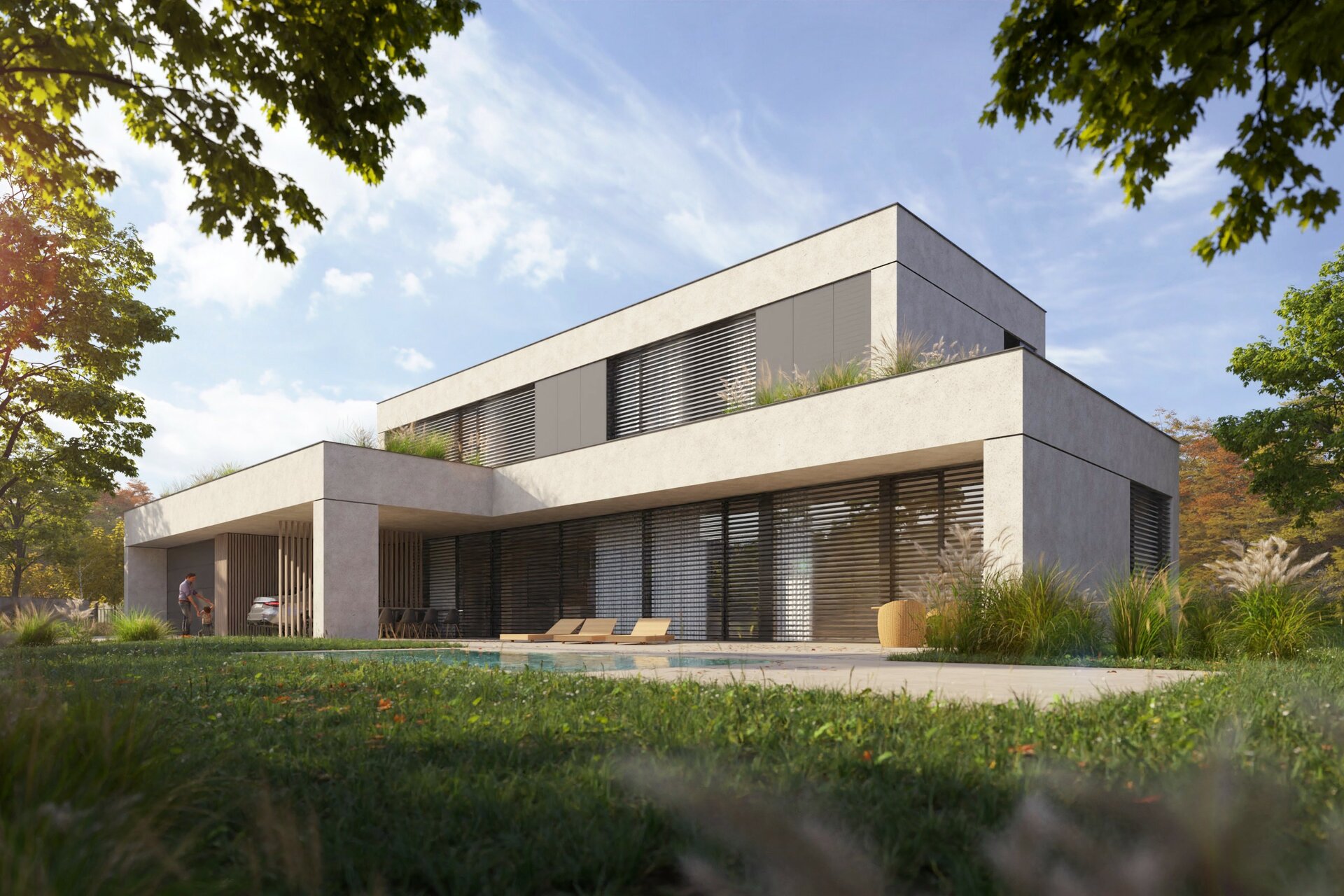 Vila v rámci projektu Sluneční.