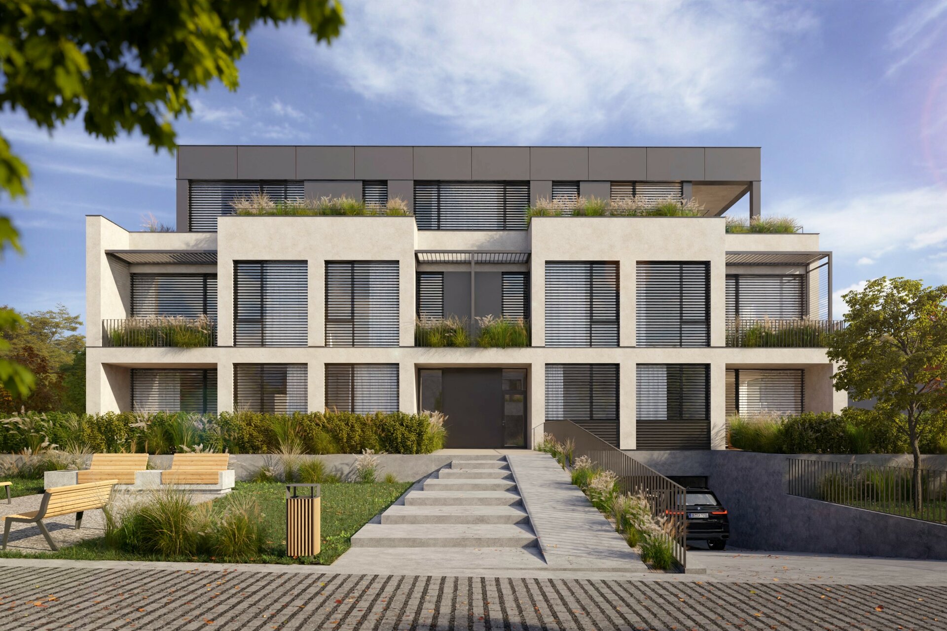 Bytový dům v rámci projektu Sluneční