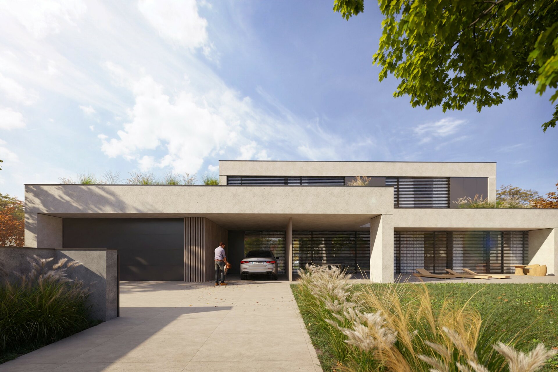 Rodinné domy v rámci projektu Sluneční