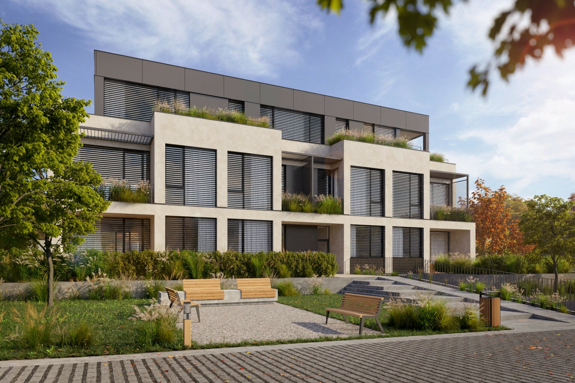 Bytový dům v rámci projektu Sluneční