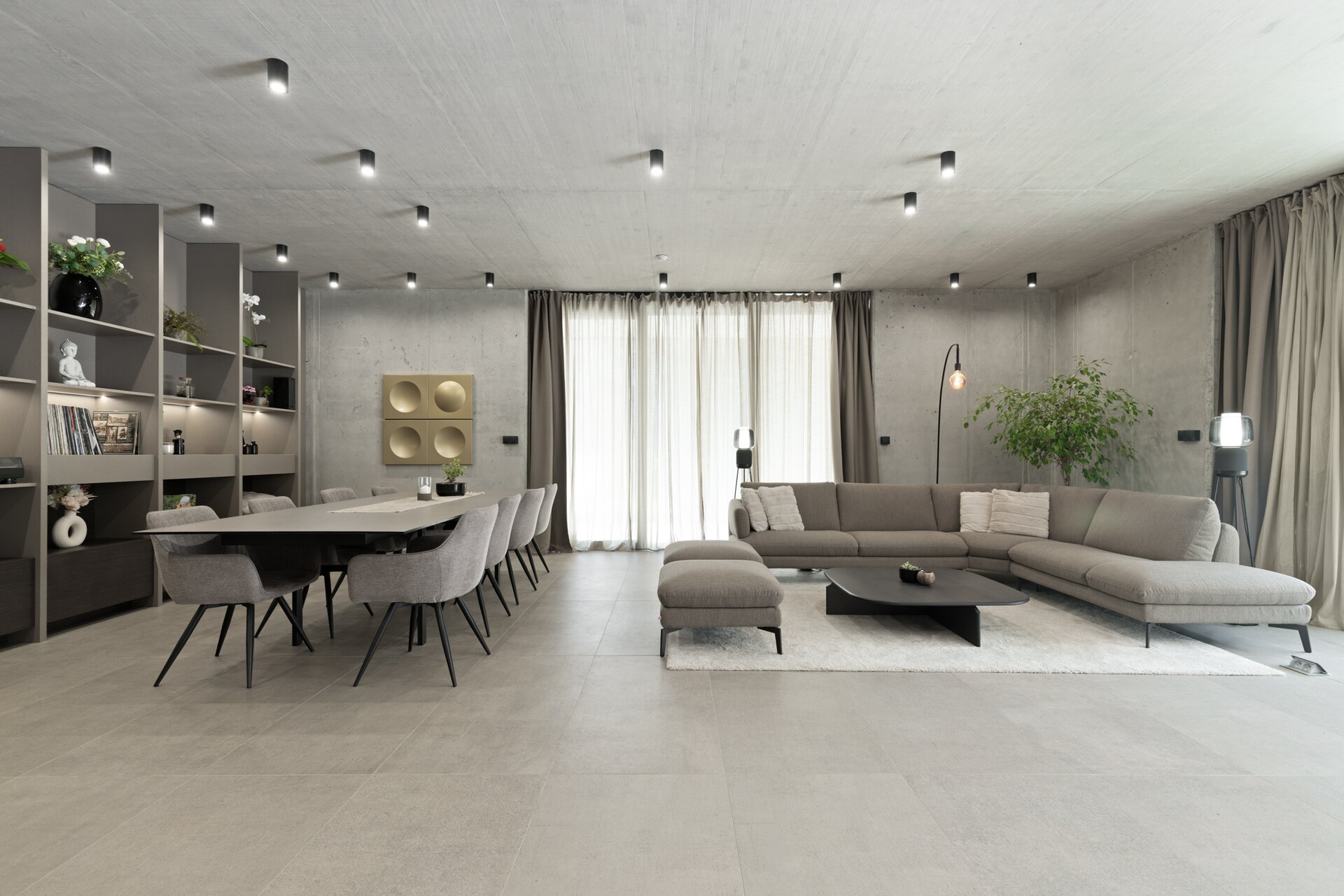 Vzorový byt - obývací pokoj