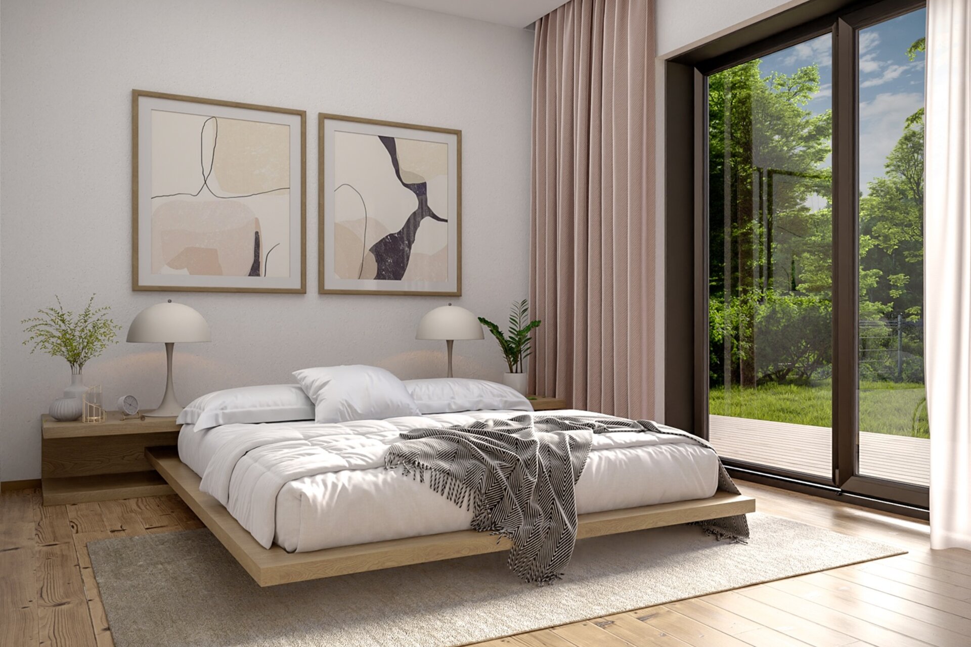 Vizualizace ložnice