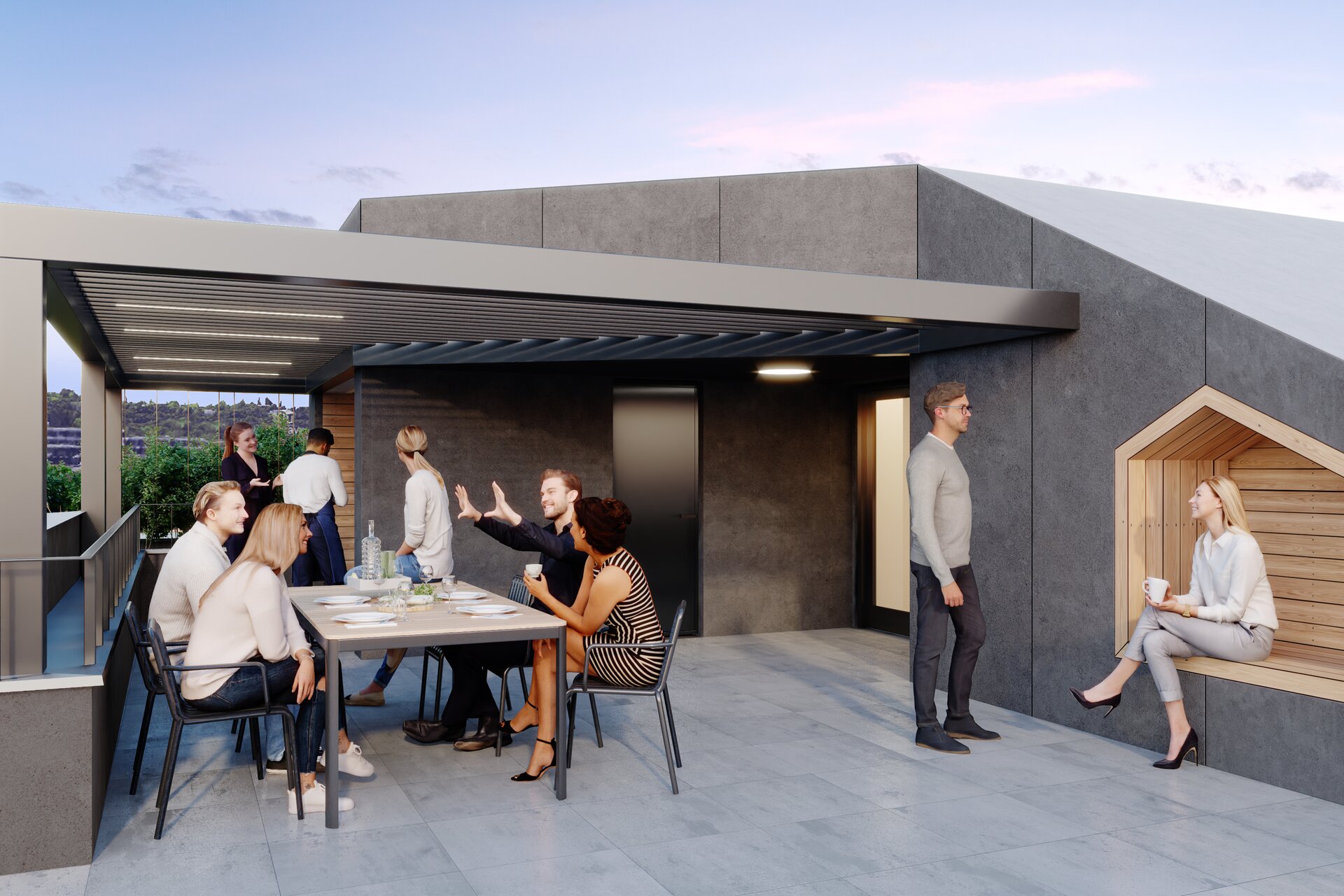 Rezidence Laurová - Sky Top terasa