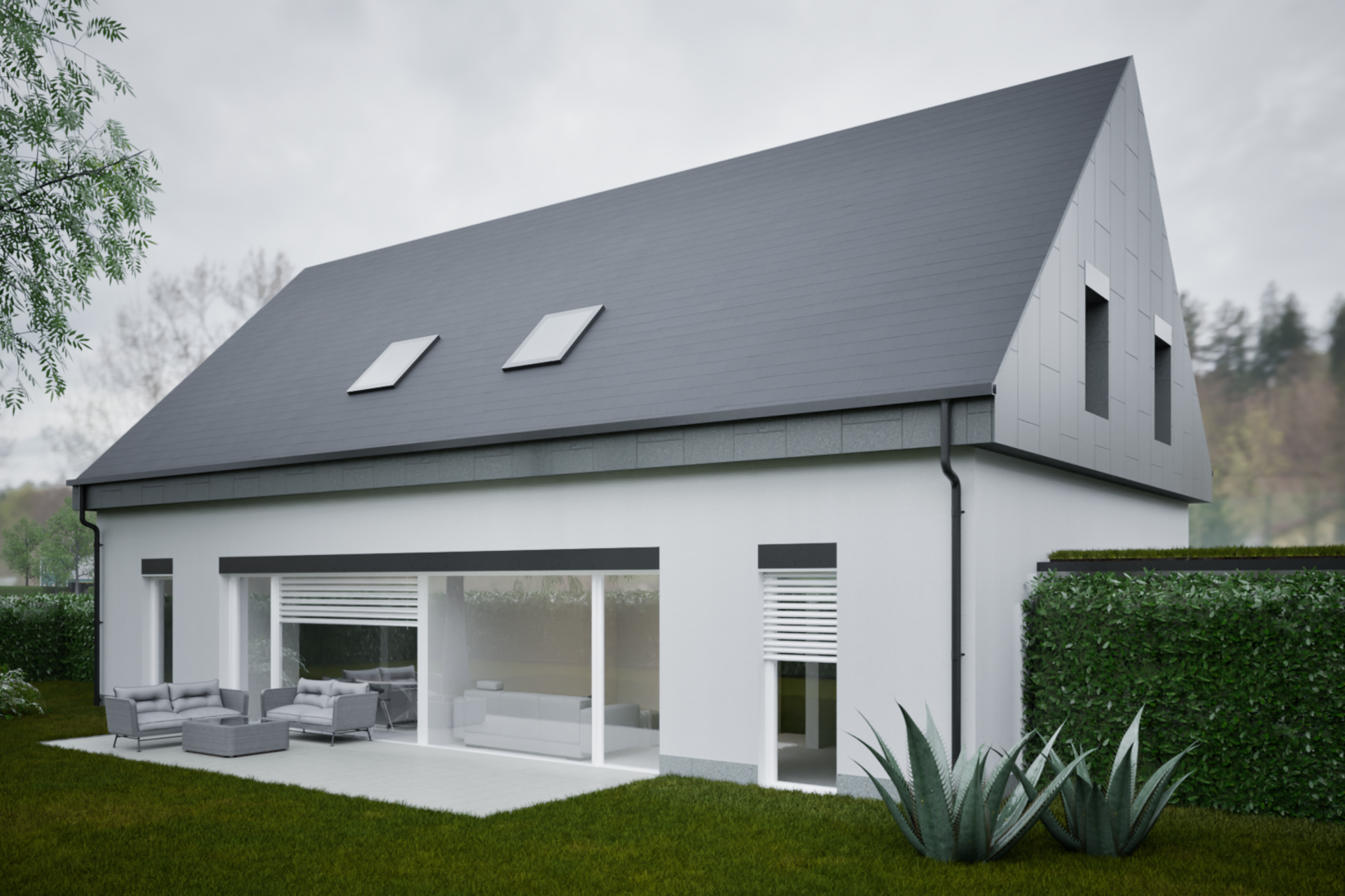 vizualizace exteriéru vizualizace exteriéru