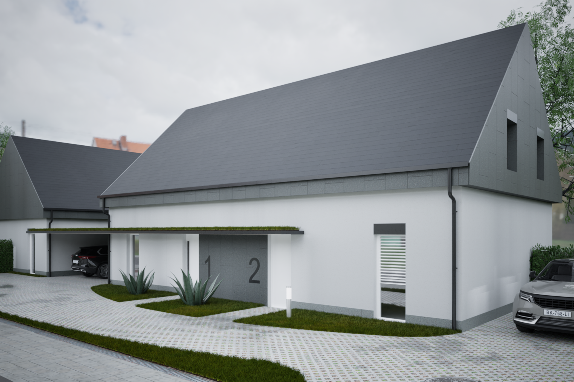 vizualizace exteriéru vizualizace exteriéru