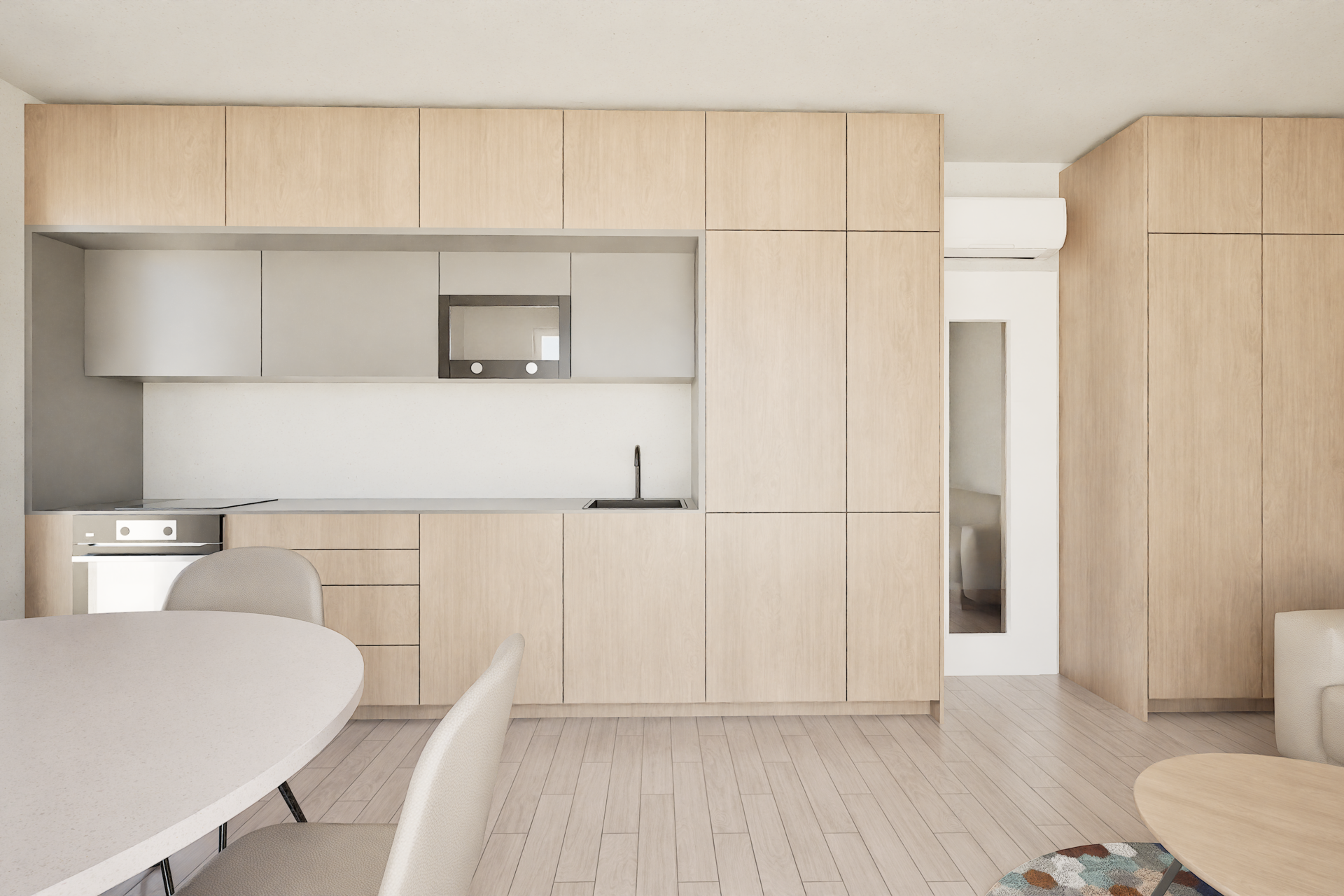 vizualizace interiéru - kuchyň