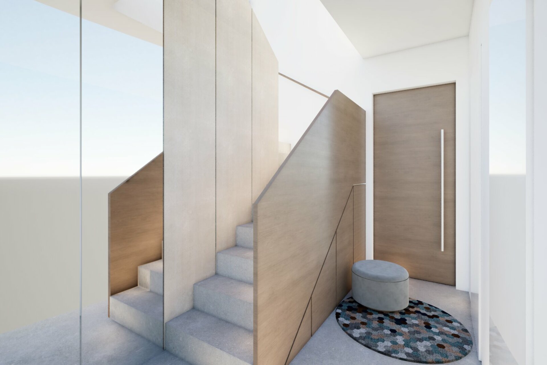 vizualizace interiéru - zádveří