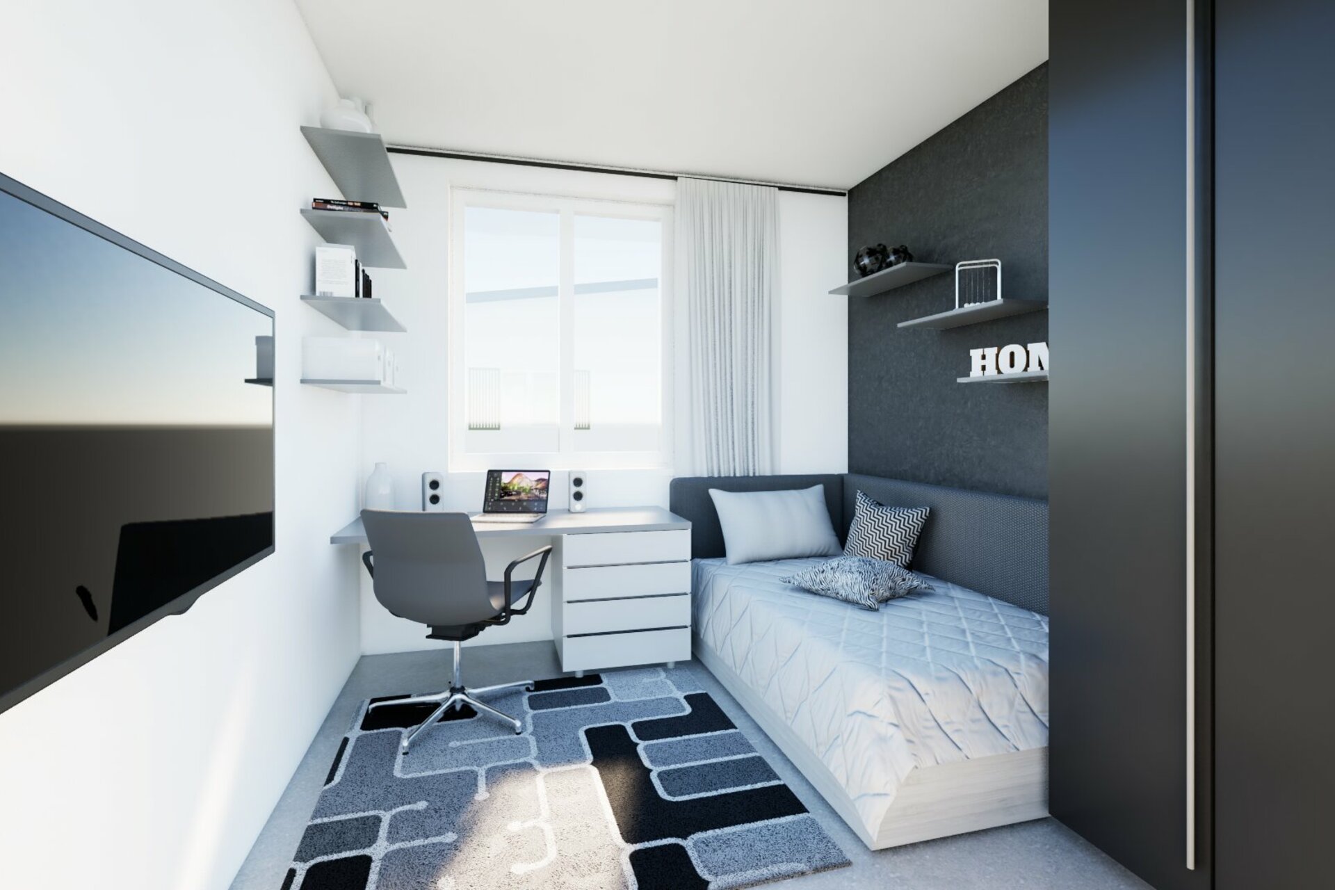 vizualizace interiéru - pokoj