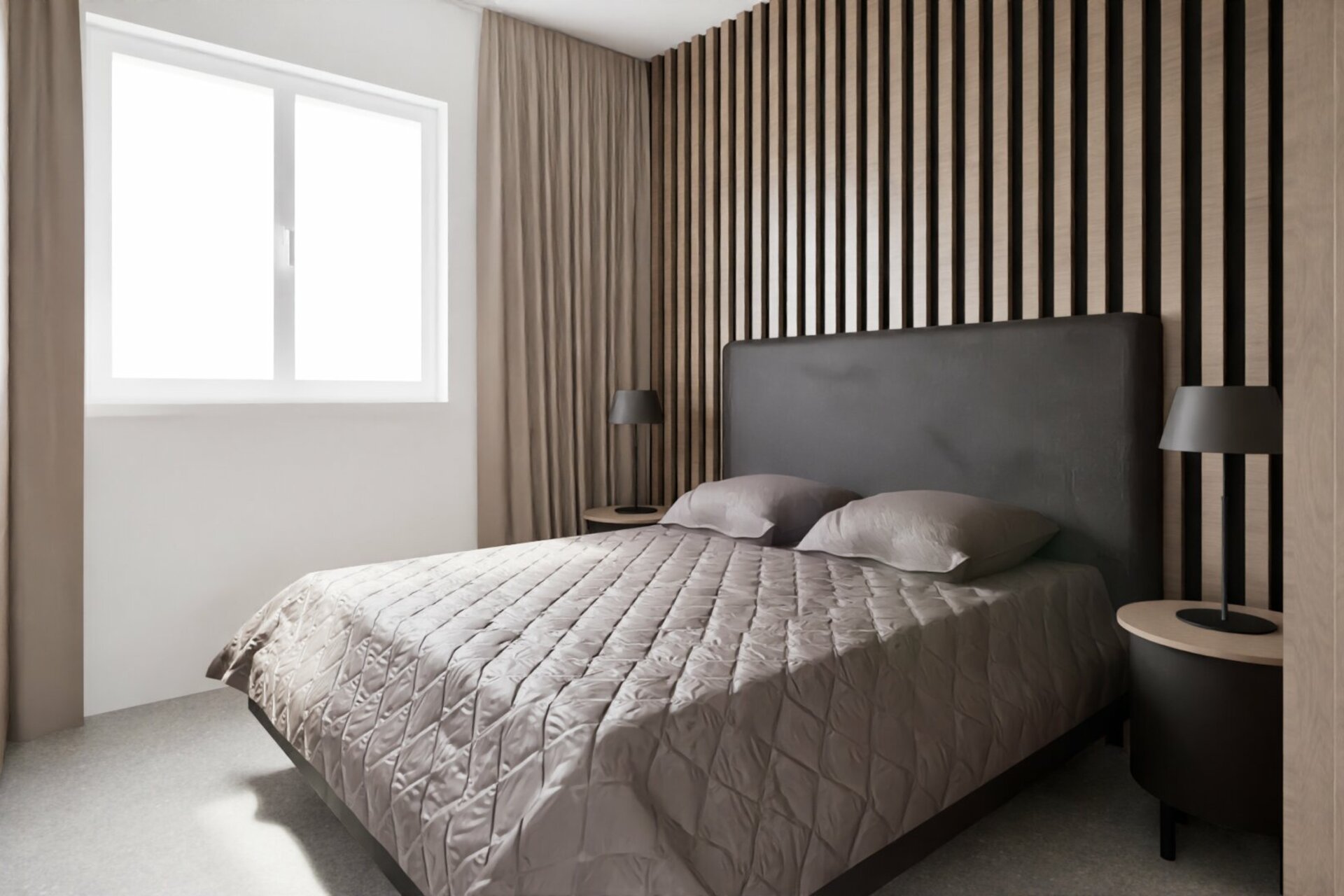 vizualizace interiéru - ložnice