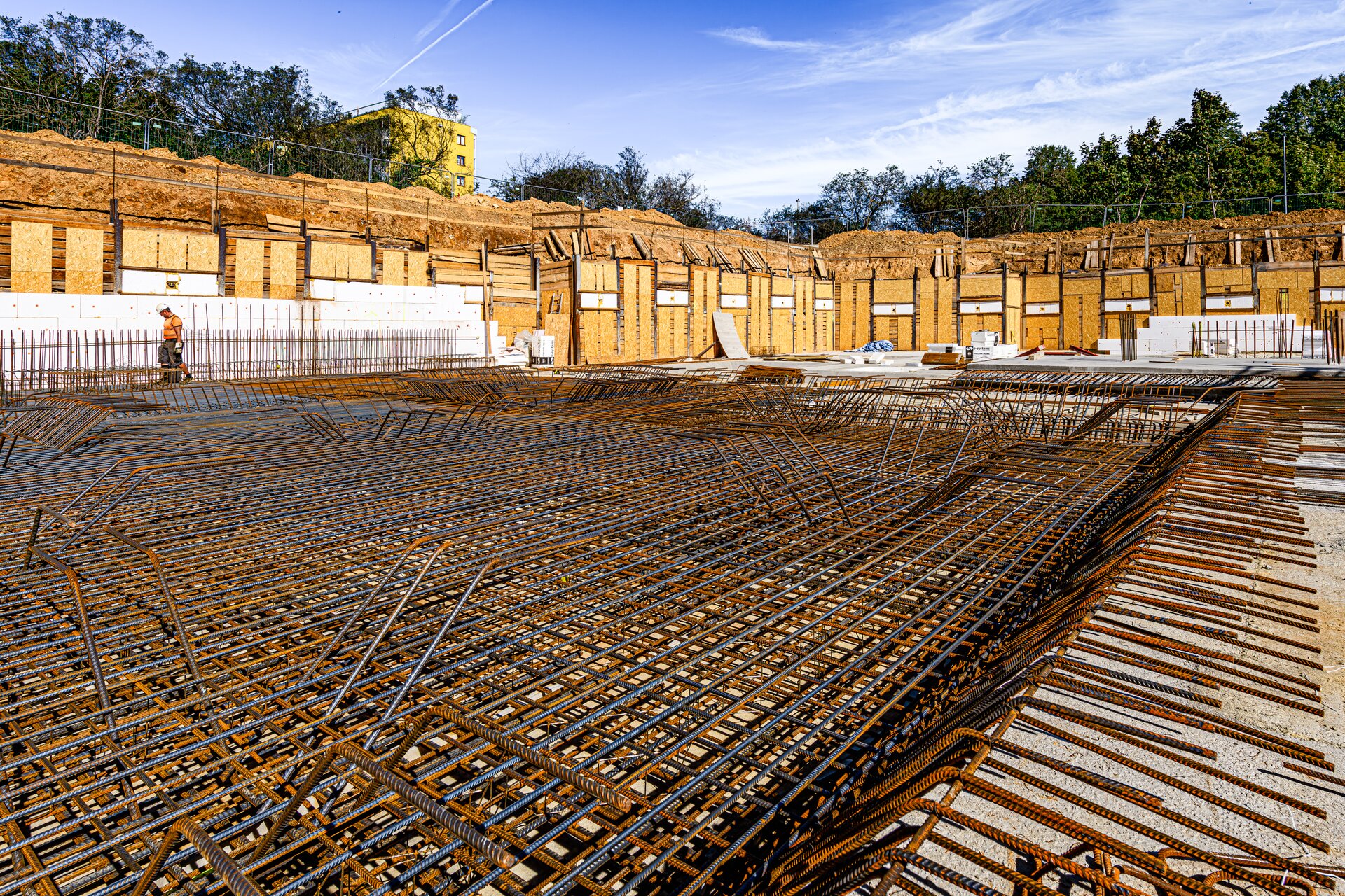 Foto z procesu stavby, září 2025