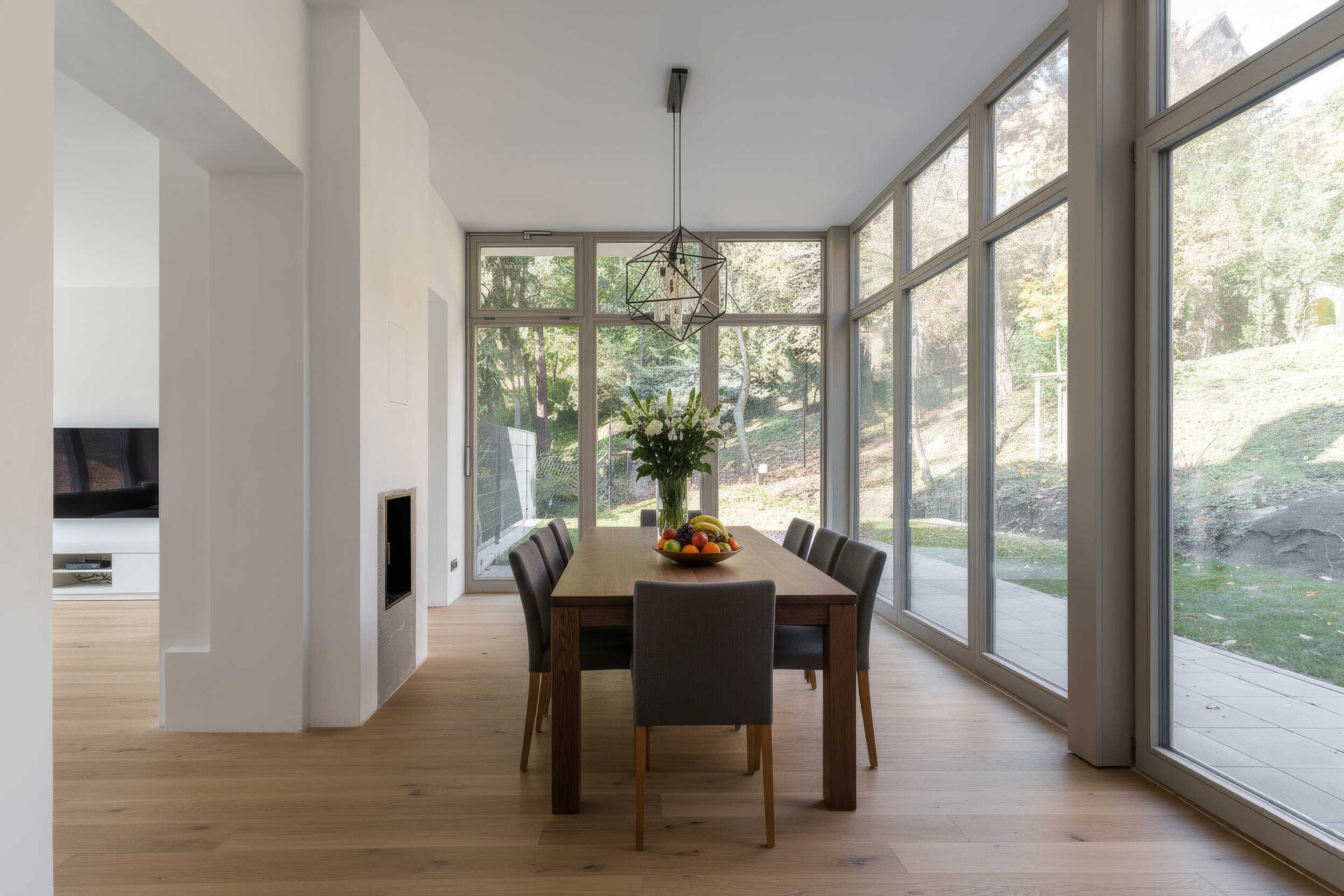 Jídelna v prvním nadzemním podlaží