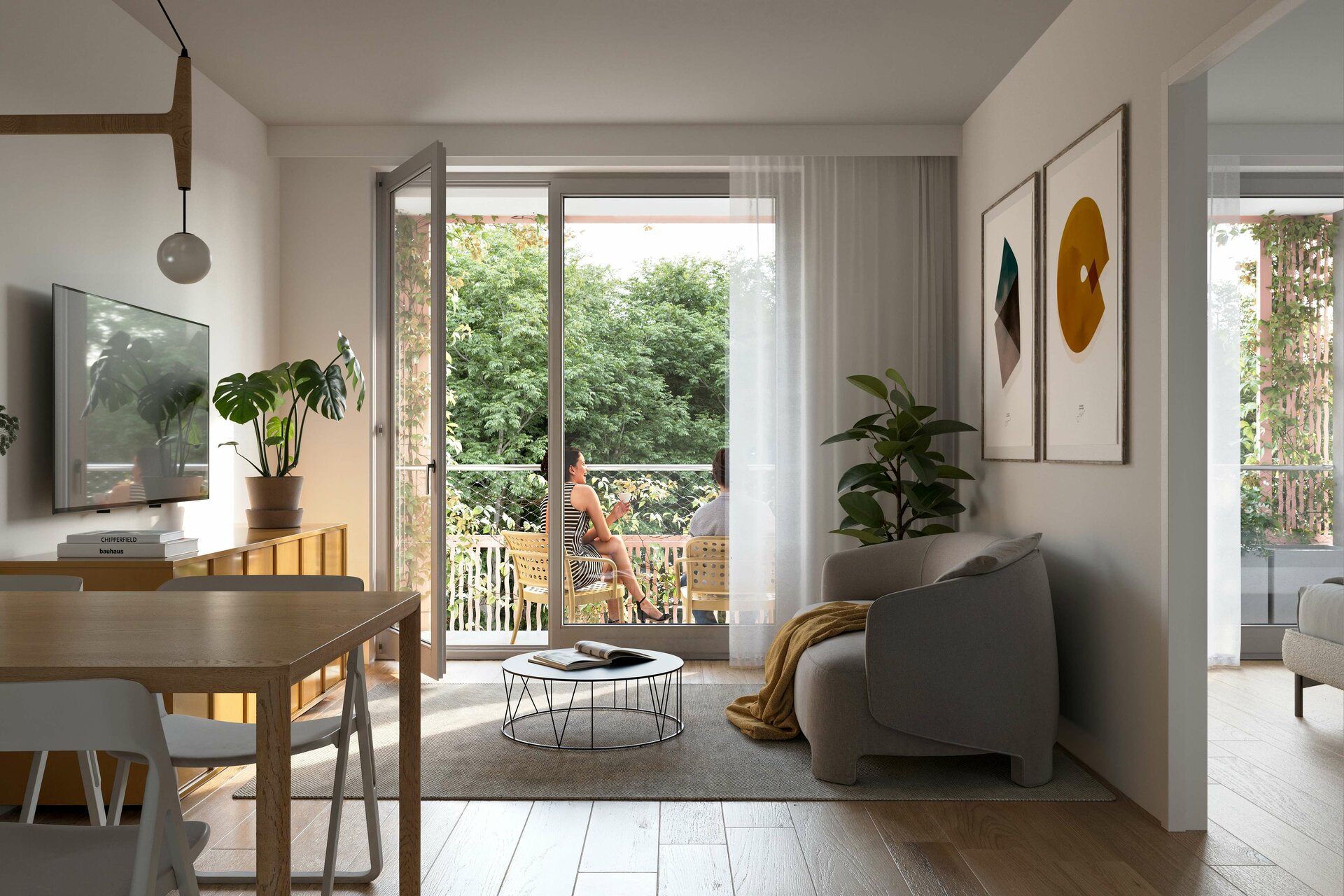 Velké lodžie se stanou přirozeným prodloužením obytného prostoru